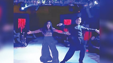 Screengrab of the viral video