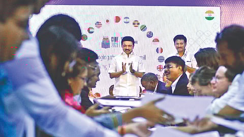 MoU exchanged between foreign and Indian publishers in the
presence of Chief Minister MK Stalin at CIBF on Wednesday