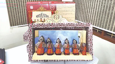 Collection of board and card games for kids