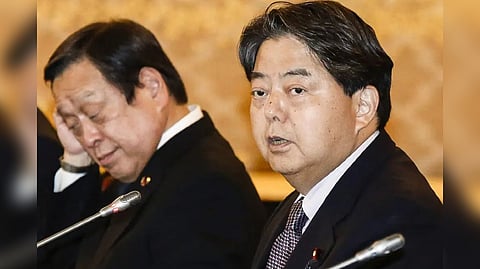 Japan's Foreign Minister Yoshimasa Hayashi