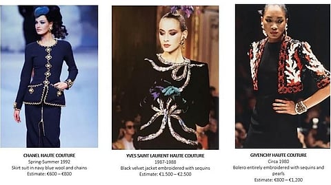 From Chanel to Saint Laurent, a Haute Couture wardrobe