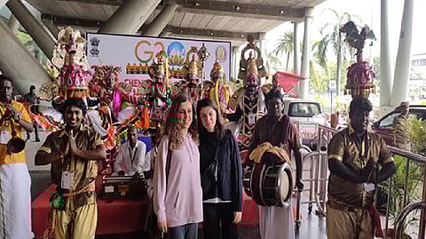 Foreign delegates arrive at Chennai airport