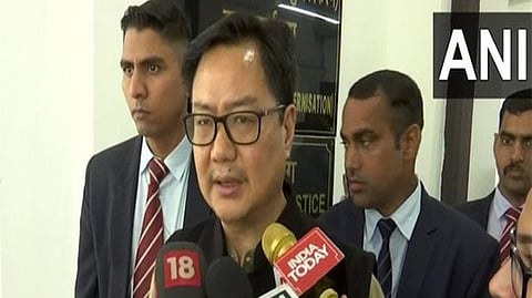 Law and Justice Minister Kiren Rijiju