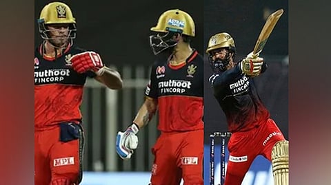 AB de Villiers and Virat Kohli for RCB (Right) Dinesh Karthik