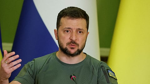 Ukrainian President Volodymyr Zelenksy