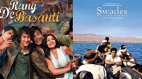 Rang De Basanti poster; Swades poster