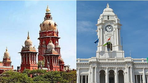 (L) Madras High Court; Greater Chennai Corporation(R)