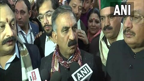 Himachal Pradesh Chief Minister Sukhvinder Singh Sukhu