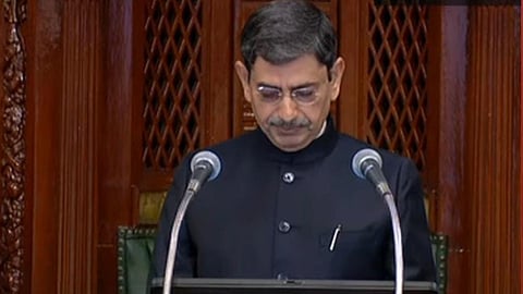 Governor RN Ravi speaking at the first session of TN Assembly held at Secretariat.