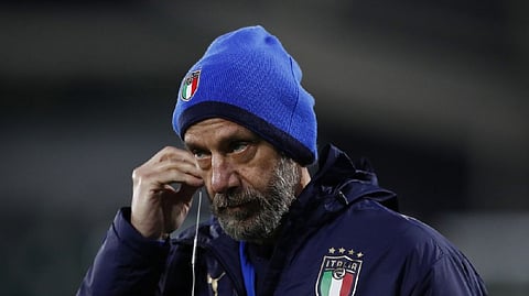 Former soccer striker Gianluca Vialli,