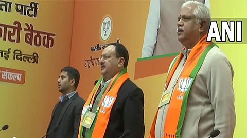 BJP national president JP Nadda, National General Secretary, BL Santhosh