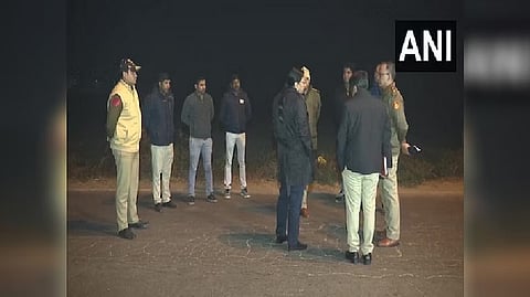 Delhi Police Officials during the probe