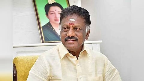 AIADMK leader and former Chief Minister O Panneerselvam