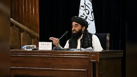 Taliban spokesman Zabihullah Mujahid