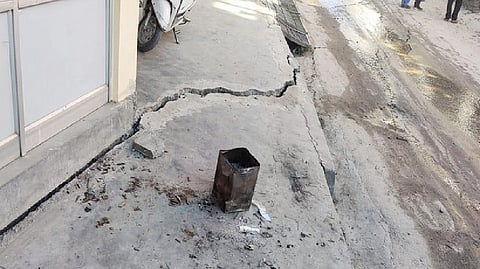 Visual of land subsidence from Uttarakhand's Joshimath