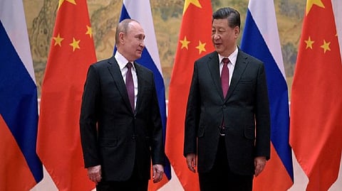 Russian President Vladimir Putin and his Chinese counterpart Xi Jinping.
