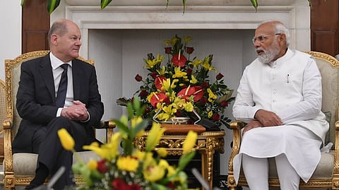 PM Modi and German Chancellor Olaf Scholz