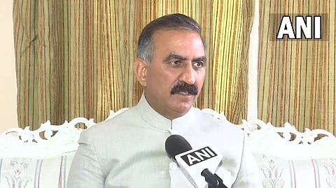 Himachal Pradesh Chief Minister Sukhvinder Singh Sukhu