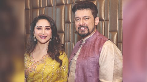 Madhuri Dixit and Shriram Nene