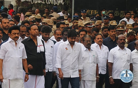 Peace rally of DMK under the leadership of Chief Minister MK Stalin