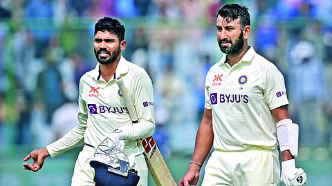 K S Bharat; Cheteshwar Pujara