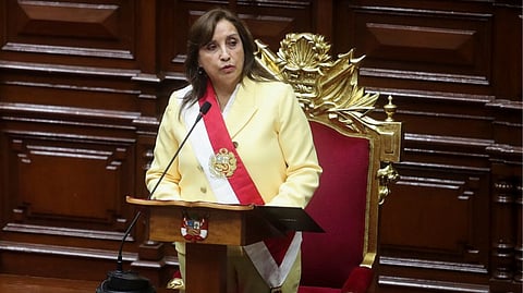 Peru's President Dina Boluarte