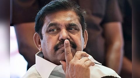 Leader of opposition and AIADMK interim general secretary Edappadi K Palaniswami