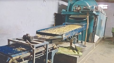 A match factory in Kovilpatti without workers owing
to decline in market demand