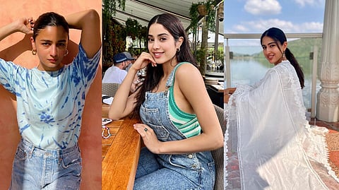 (L to R) Alia Bhatt; Janhvi Kapoor; Sara Ali Khan