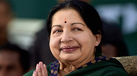 Former AIADMK party supremo J Jayalalithaa