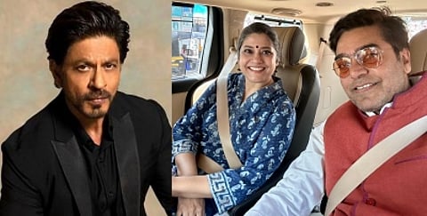(L-R): Shah Rukh Khan; Ashutosh and Renuka
