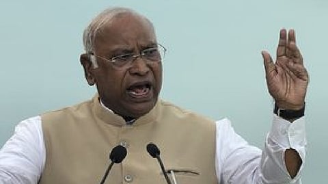 Congress president Mallikarjun Kharge