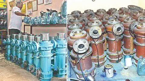 File photo of a pump manufacturing unit in Coimbatore