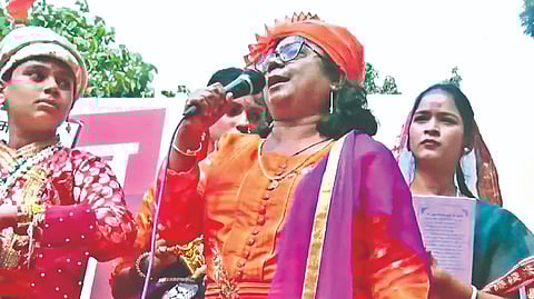 BJP leaders took part in a march in Mumbai last week called Hindu Jan Akrosh Morcha