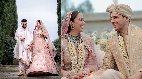 Anushka Sharma and Virat Kohli; Kiara Advani and Sidharth Malhotra