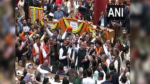 Ruckus in Delhi assembly