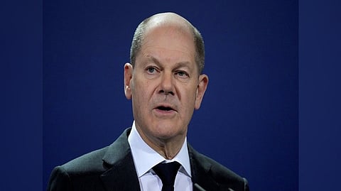 German Chancellor Olaf Scholz