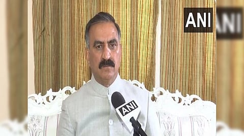 Chief Minister Sukhvinder Singh Sukhu