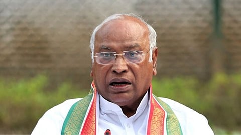 Congress president Mallikarjun Kharge