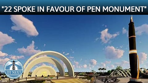 22 spoke in favor of pen monument: TN govt