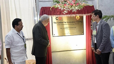Jagdeep Dhankhar inaugurates the "Centre for Innovation" at IIT Madras