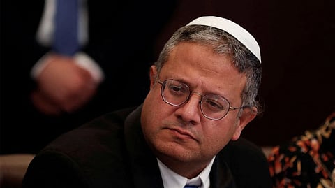 Itamar Ben-Gvir, Israel's far-right new minister of national security in Prime Minister Benjamin Netanyahu's