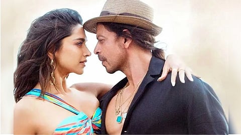 A still from Pathaan