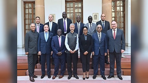 EAM S Jaishankar with the Permanent Representatives of Global South in UN