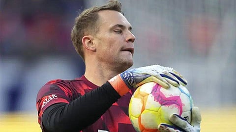 Bayern's goalkeeper Manuel Neuer
