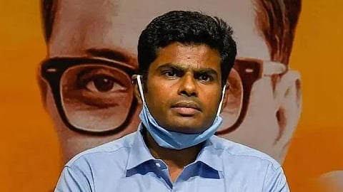 BJP state president K Annamalai