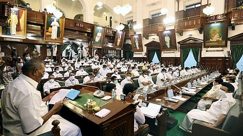 A view of the Tamil Nadu Legislative Assembly
