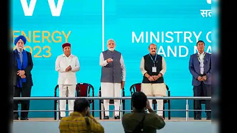 Prime Minister Narendra Modi at the India Energy Week in Bengaluru