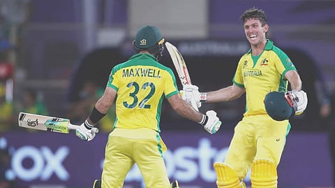 Glenn Maxwell and Mitchell Marsh