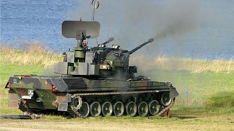 Representational image of Gepard anti-aircraft gun tank.